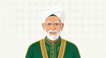Portrait of Shaykh Mahmoud E., senior tajweed and Ijazah tutor