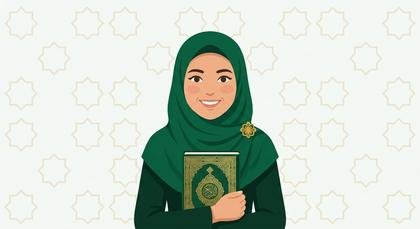 Portrait of Ustadha Maryam K., sisters and kids tutor